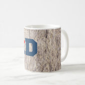 Blue best grandpa ever the times kaffeetasse (VorderseiteRechts)