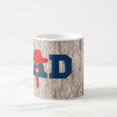 Blue best grandpa ever the times kaffeetasse (Mittel)