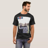 Blue best grandpa ever the times T-Shirt (Vorne ganz)