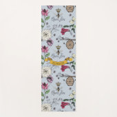 Blue Best Mama jemals Queen Bee & Crown Foto Colla Yogamatte (Vorderseite)