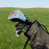 Blue Best Mom by Par Custom Photo Mother Golf Headcover (In SItu)