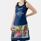 Blue Best Opa je Keepake 3 Foto Collage Schürze (InSitu)