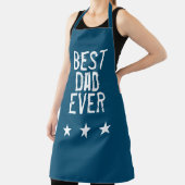 Blue Best Vater Ever Schürze (InSitu)