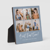 Blue Best Vater je 6 Foto Plaque Fotoplatte (Vorderseite)