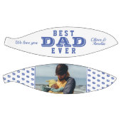 Blue Best Vater je Father Typografy Foto Basketbal Basketball (Panele)