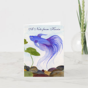 Blue Betta Fish
