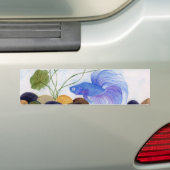 Blue Betta Fish Autoaufkleber (Auf Auto)