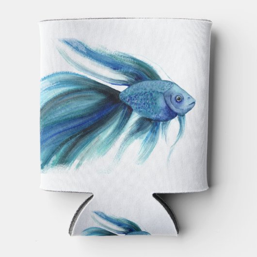 Blue Betta Fish Dosenkühler (Vorderseite)