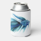 Blue Betta Fish Dosenkühler (Kanne Rückseite)