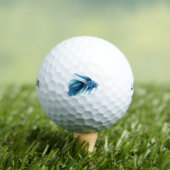 Blue Betta Fish Golfball (Insitu T-Shirt)