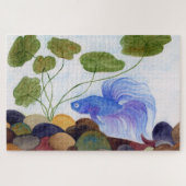 Blue Betta Fish Jigsaw Puzzle (Horizontal)
