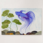Blue Betta Fish Jigsaw Puzzle (Horizontal)