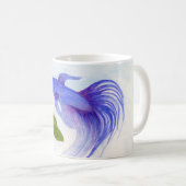 Blue Betta Fish Kaffeetasse (VorderseiteRechts)