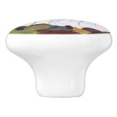 Blue Betta Fish Keramikknauf (Seitenansicht)