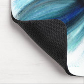 Blue Betta Fish Mousepad (Ecke)