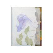 Blue Betta Fish Notizblock (Rotiert)