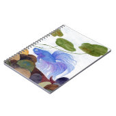 Blue Betta Fish Notizblock (Linke Seite)