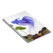 Blue Betta Fish Notizblock (Rechte Seite)