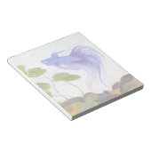 Blue Betta Fish Notizblock (angewinkelt)