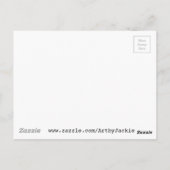 Blue Betta Fish Postcard Postkarte (Rückseite)