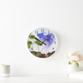 Blue Betta Fish Runde Wanduhr (Zuhause)