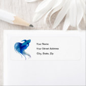 Blue Betta Fish Watercolor (Insitu)