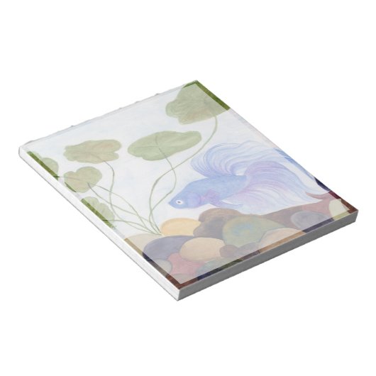 Blue Betta Notizblock (angewinkelt)