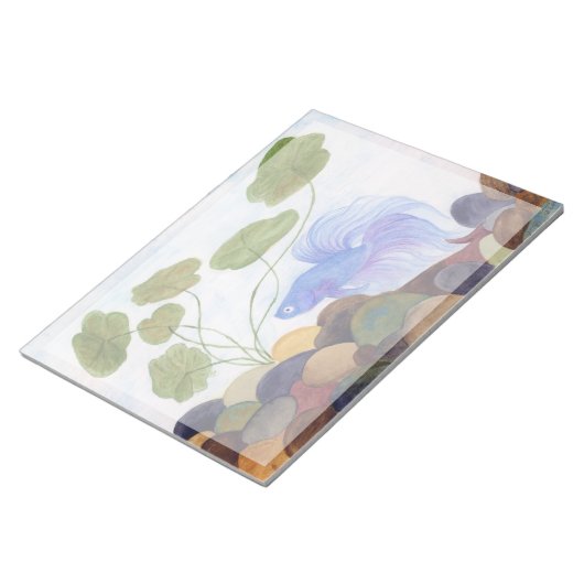 Blue Betta Notizblock (angewinkelt)