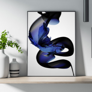Blue Betta Poster