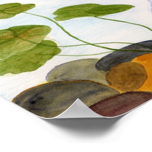 Blue Betta Poster (Ecke)