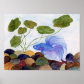 Blue Betta Poster (Vorne)