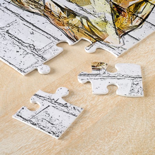 Blue Betta Splendens, Siam Fish Fish - Bric Puzzle (Seite)