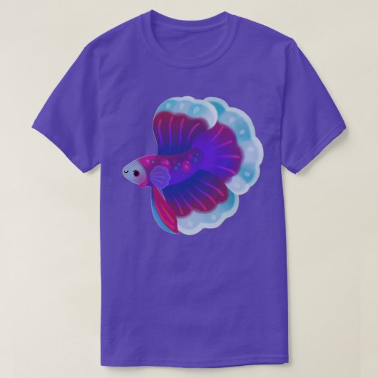 Blue Betta T-Shirt (Design vorne)
