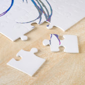 Blue Betta Watercolor Puzzle (Seite)