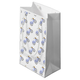 Blue Bicycle Basket Preppy Summer Vacation Fun Kleine Geschenktüte