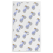 Blue Bicycle Basket Preppy Summer Vacation Fun Kleine Geschenktüte (Vorderseite)