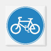 Blue Bicycle Magnet (Vorne)