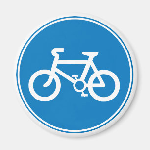 Blue Bicycle Magnet