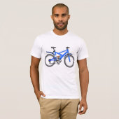Blue Bicycle Mens T - Shirt (Vorne ganz)