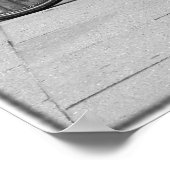 Blue Bicycle Poster (Ecke)