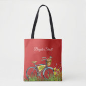 Blue Bicycle Red Tasche (Vorderseite)