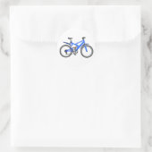 Blue Bicycle Stickers (Tasche)
