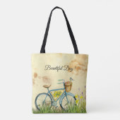 Blue Bicycle Yellow Tasche (Rückseite)