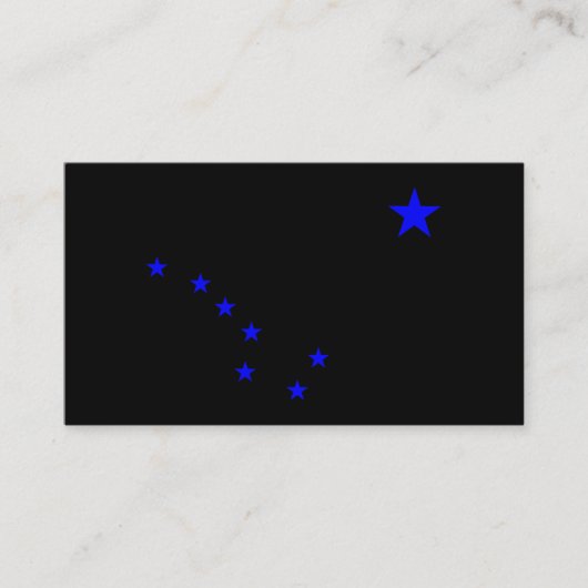 Blue Big Dipper Visitenkarte (Vorderseite)