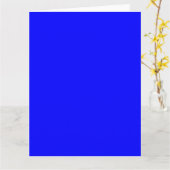 Blue BIG Grußkarte Karte (Gelbe Blume)