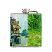 Blue Big Rig LKW LKW LKW & Highway Flachmann (Rückseite)