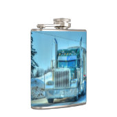 Blue Big Rig LKW LKW LKW & Highway Flachmann (Rechts)