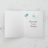 Blue Bike and Cat Day Karte (Innenseite)