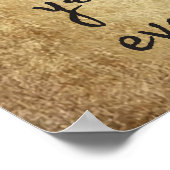 Blue Bike - Egal wie langsam man Poster bekommt (Ecke)