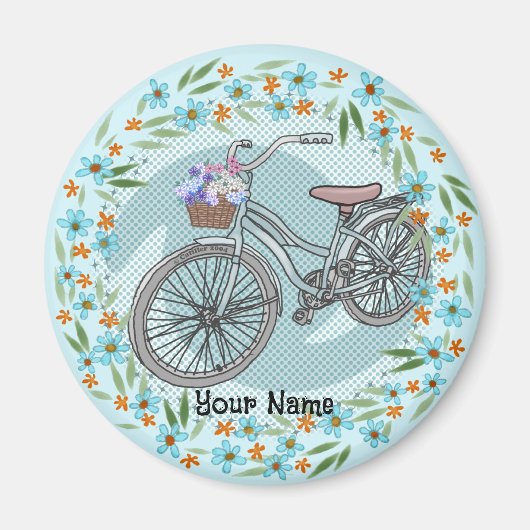 Blue Bike Magnet (Vorne)